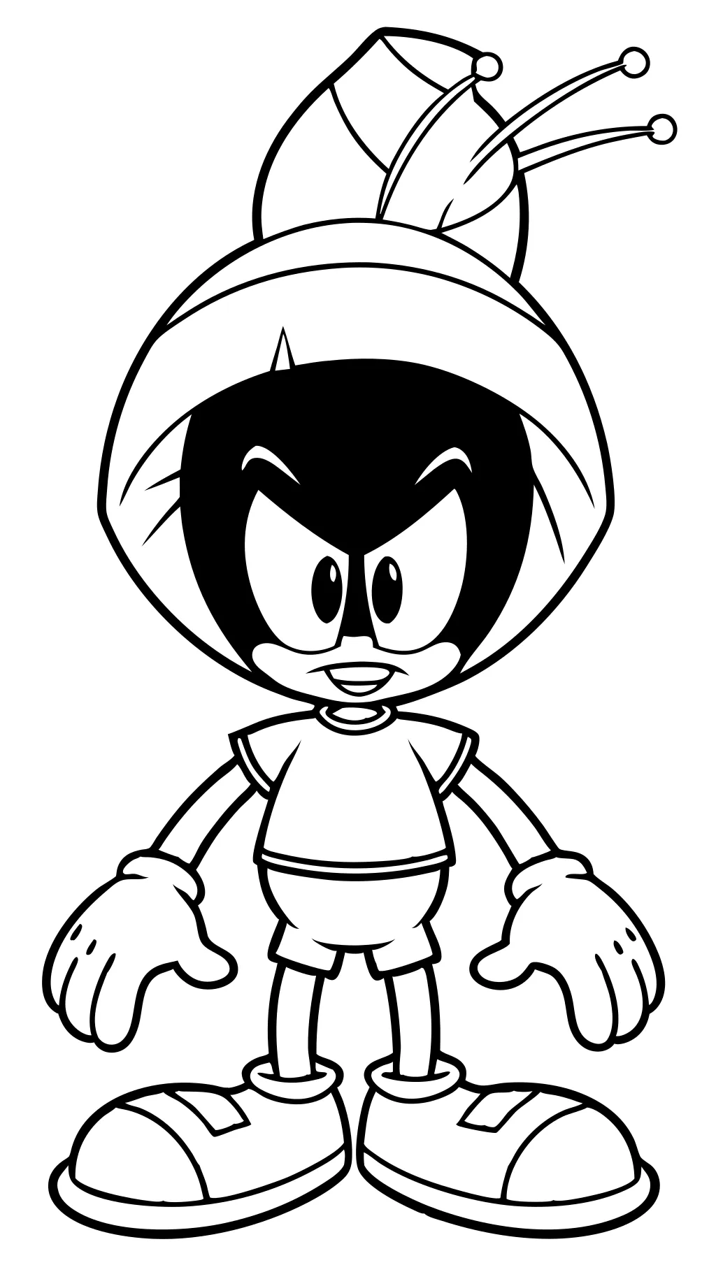 marvin martian coloring pages